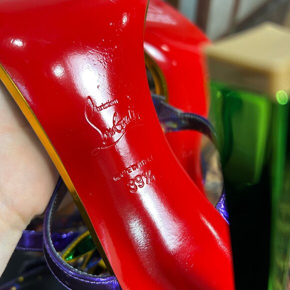 Christian Louboutin x MARVEL Sea Warrior 100 Gladiator Sandals size 39.5 - Picture 8 of 9